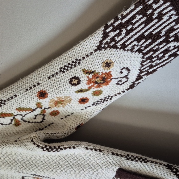 Vintage Cabincore Grandpa Cardigan Sweater Coat, Size L - Picture 3 of 10